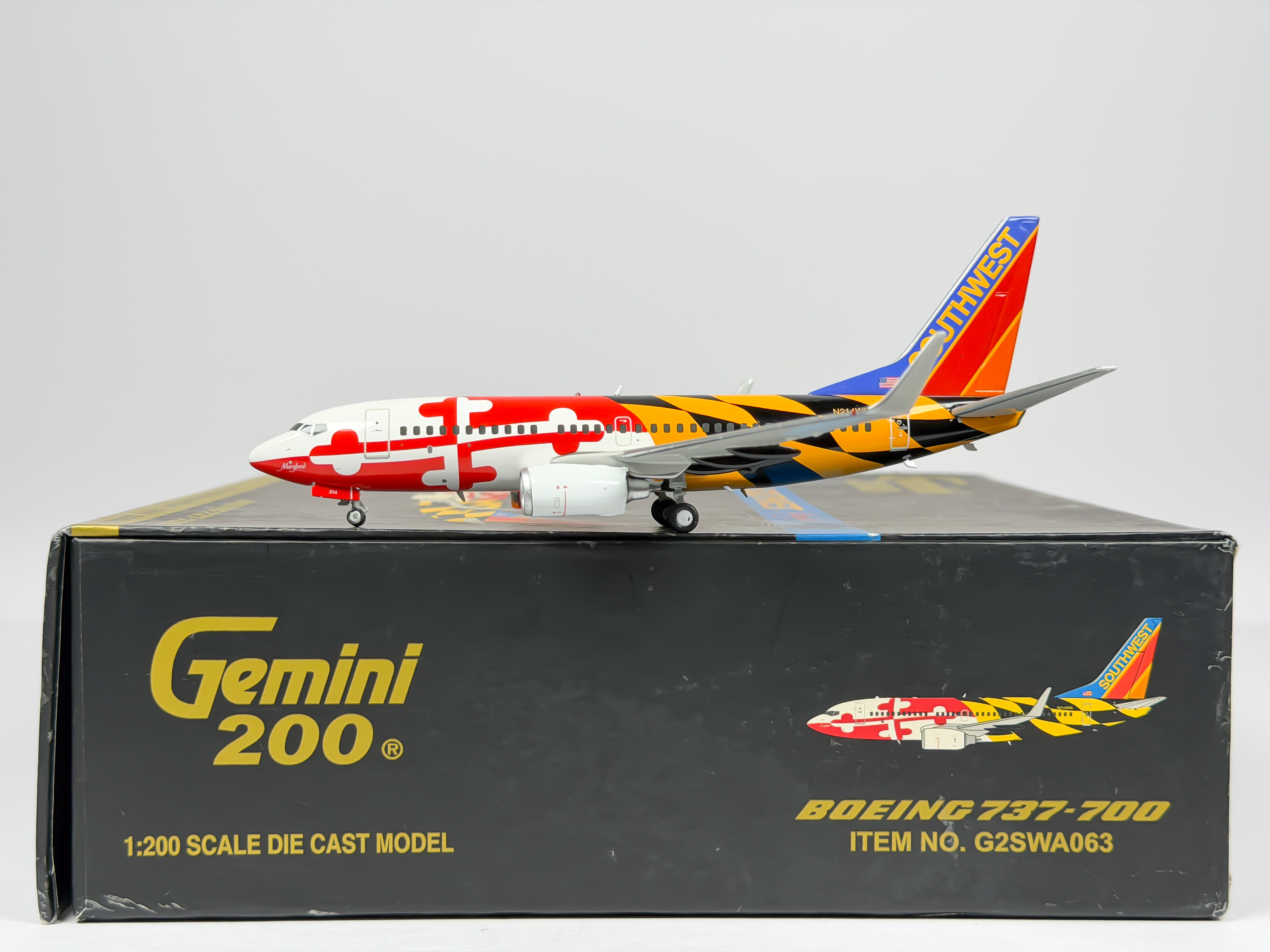 Southwest Airlines Boeing 737-700 1:200 Gemini Jets N214WN (G2SWA063)