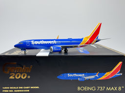 Southwest Airlines Boeing 737 MAX 8 1:200 Gemini Jets N8730Q (G2SWA1008)