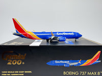Southwest Airlines Boeing 737 MAX 8 1:200 Gemini Jets N8730Q (G2SWA1008)