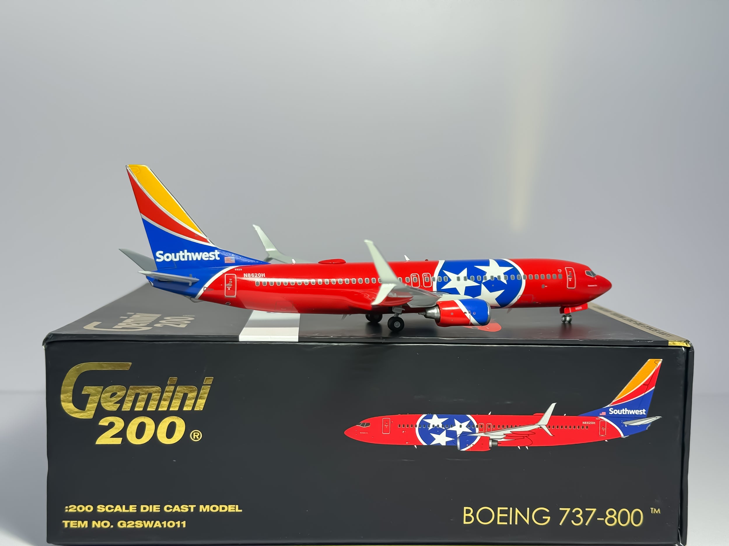 Southwest Airlines Boeing 737-800 1:200 Gemini Jets N8620H (G2SWA1011)