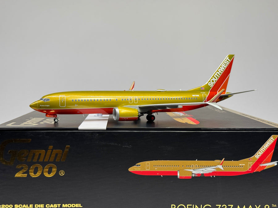 Gemini Jets 1:200 Southwest Boeing 737 MAX 8 N871HK Desert Gold G2SWA1216