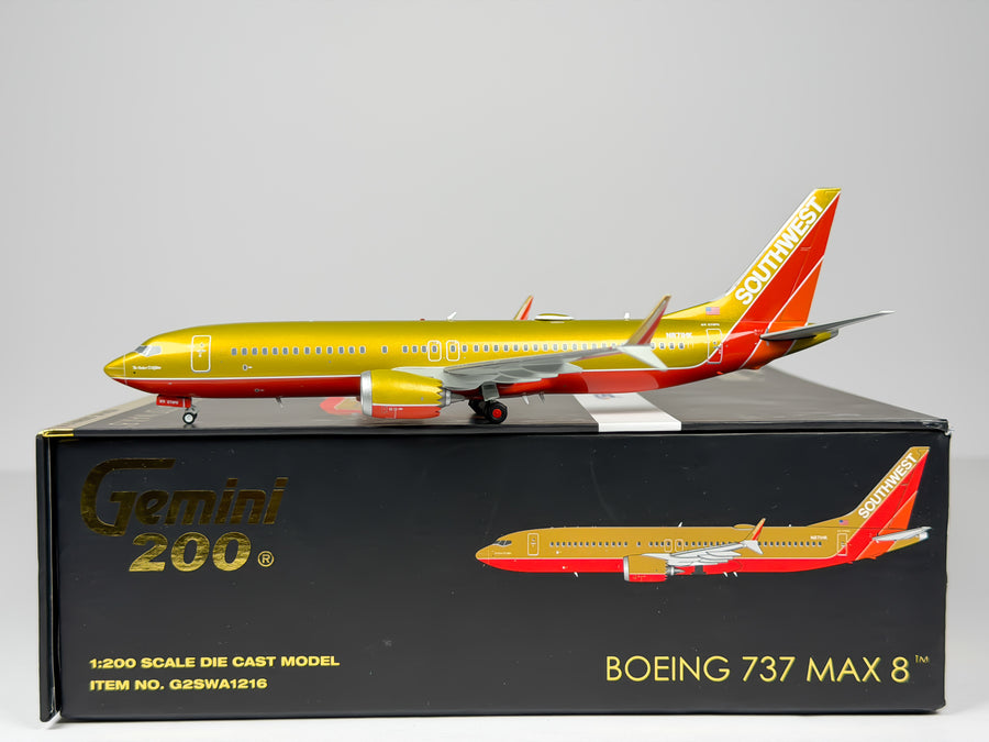 Southwest Airlines Boeing 737 MAX 8 1:200 Gemini Jets N871HK (G2SWA1216)