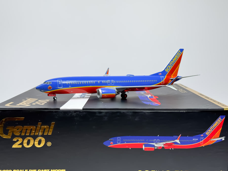Southwest Airlines Boeing 737 MAX 8 1:200 Gemini Jets N872CB (G2SWA1217)