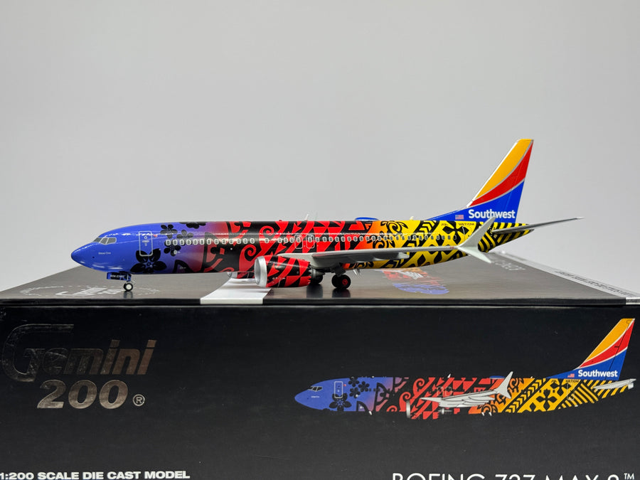 Gemini Jets 1:200 Southwest Boeing 737 MAX 8 N8710M Imua One G2SWA1268