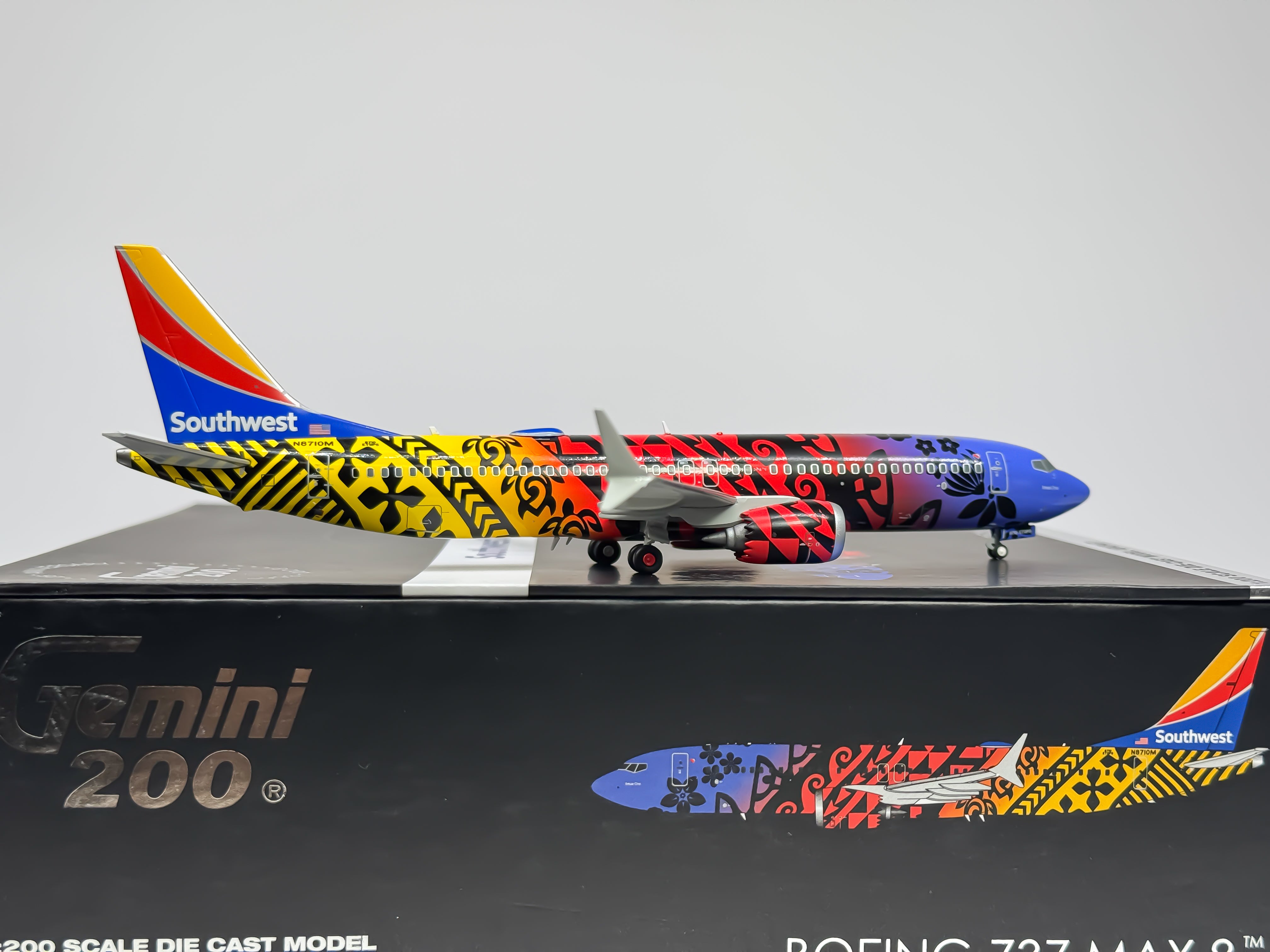 Southwest Airlines Boeing 737 MAX 8 1:200 Gemini Jets N8710M (G2SWA1268)