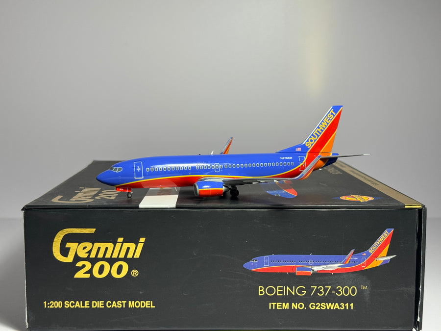 Gemini Jets 1:200 Southwest Boeing 737-300 N370SW Canyon Blue G2SWA311