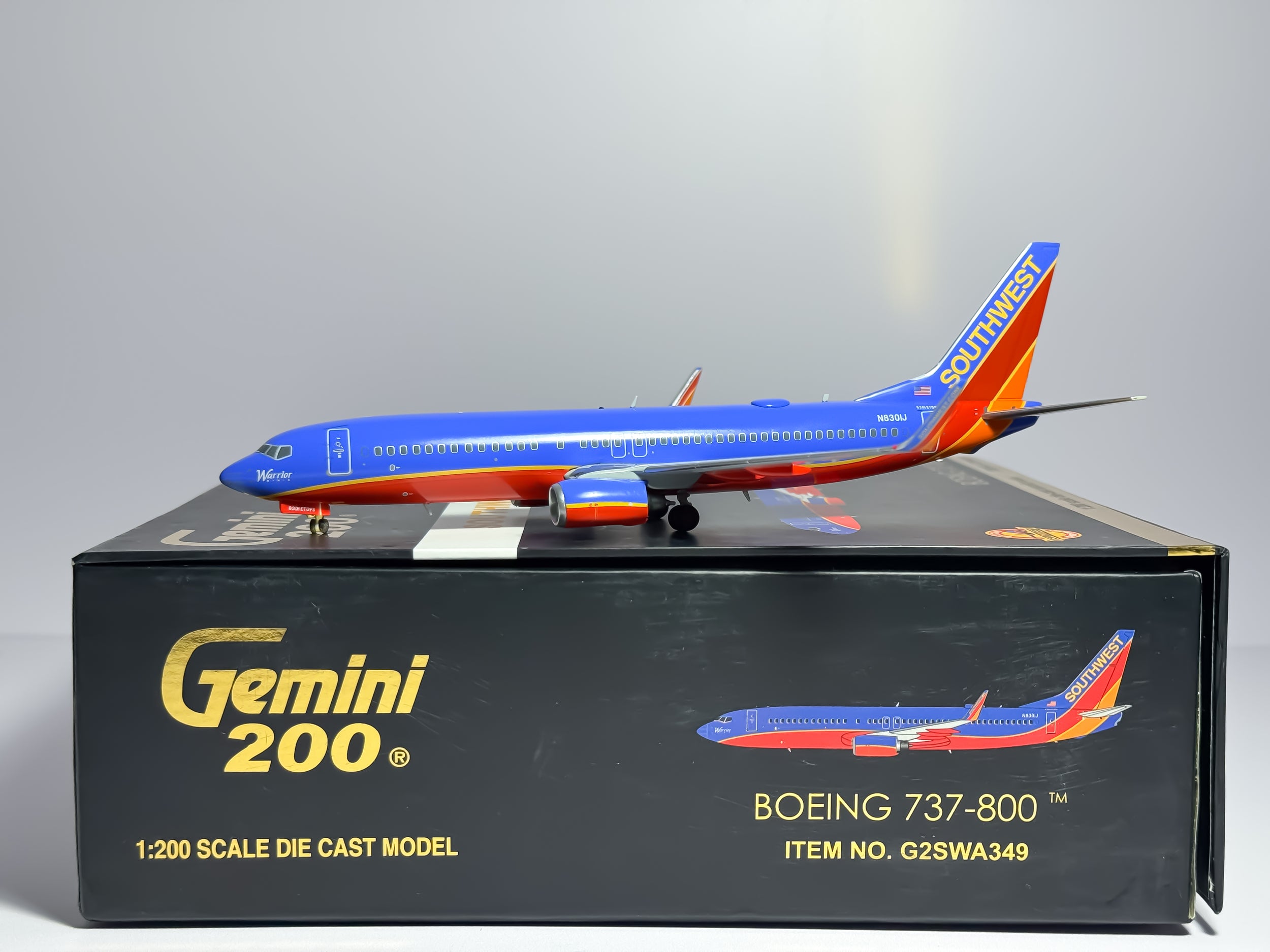 Southwest Airlines Boeing 737-800 1:200 Gemini Jets N8301J (G2SWA349)