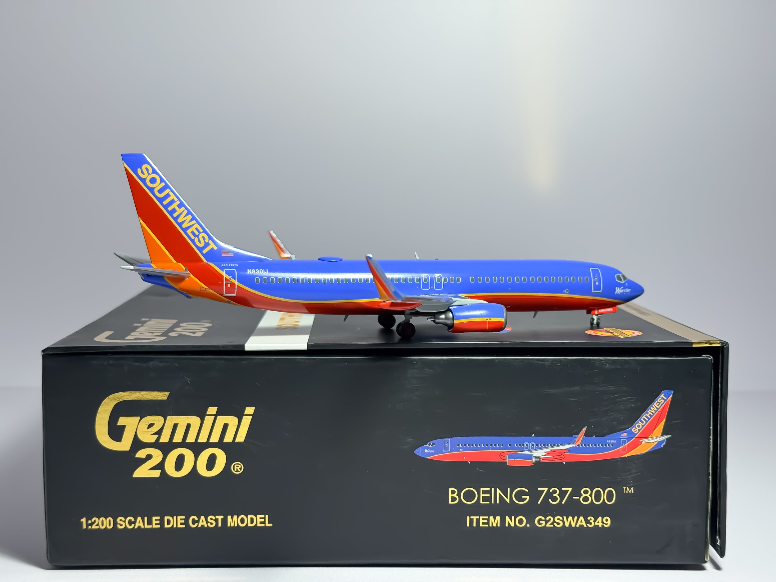 Southwest Airlines Boeing 737-800 1:200 Gemini Jets N8301J (G2SWA349)