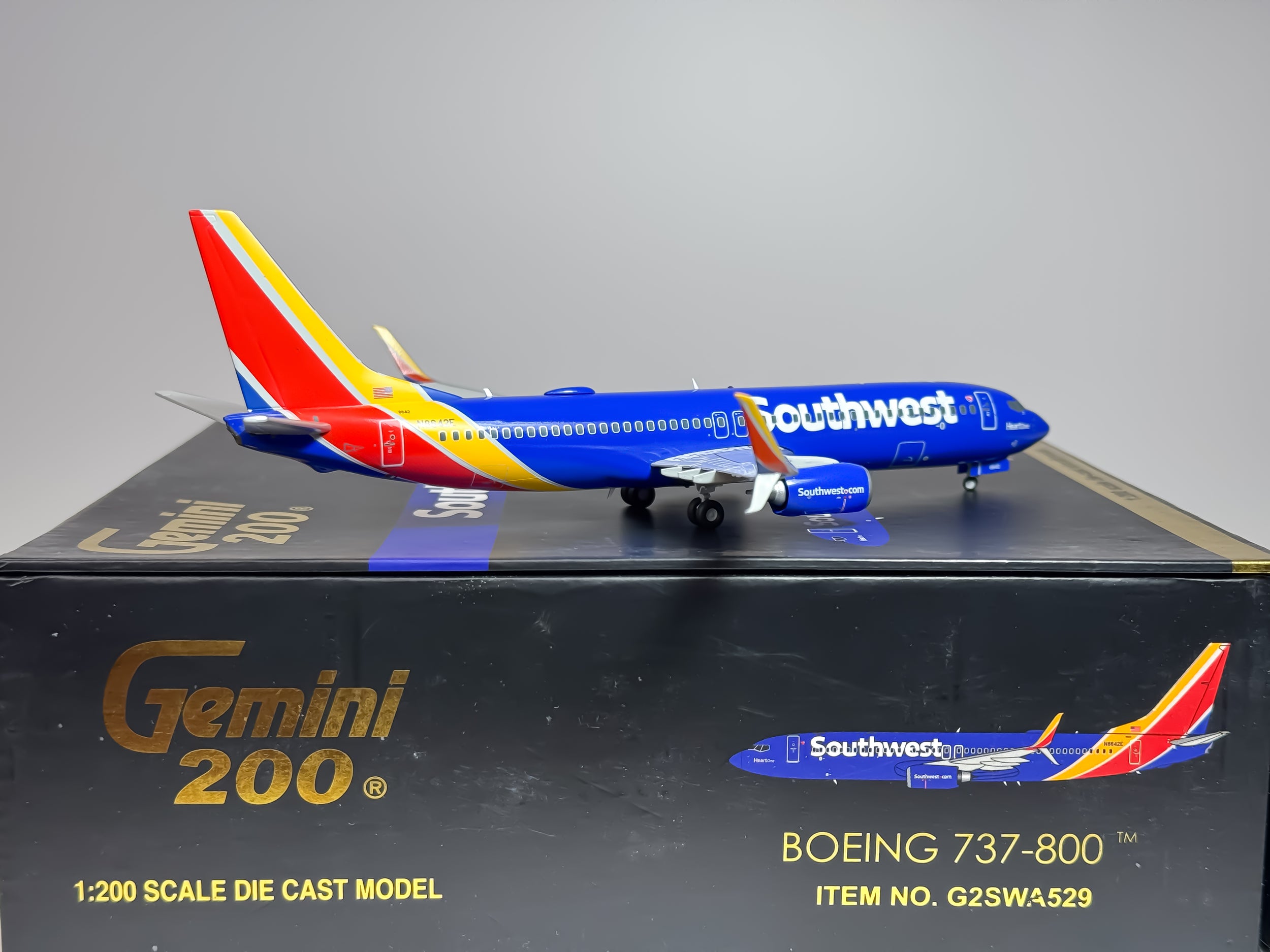 Southwest Airlines Boeing 737-800 1:200 Gemini Jets N8642E (G2SWA529)