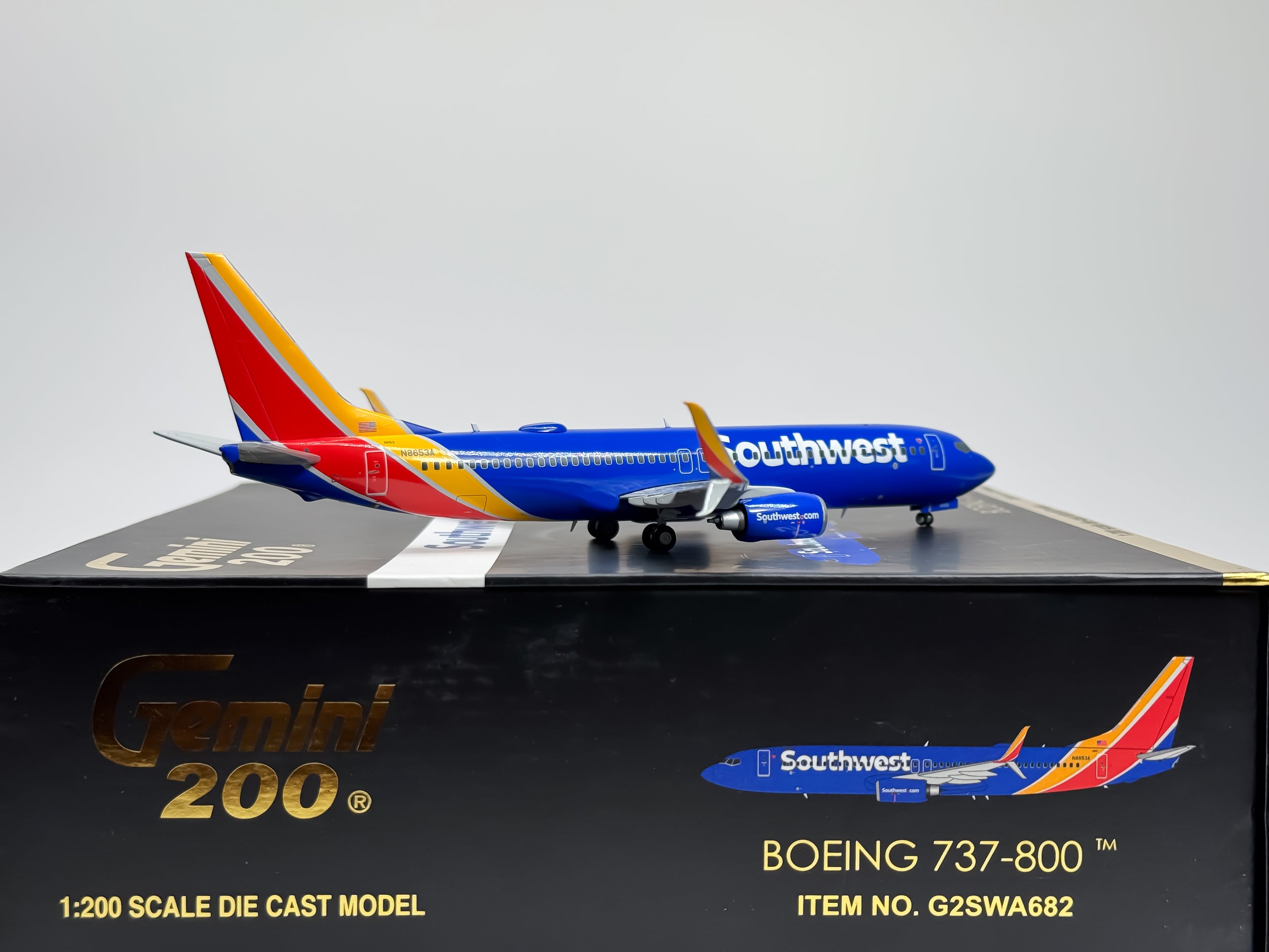 Southwest Airlines Boeing 737-800 1:200 Gemini Jets N8653A (G2SWA682)