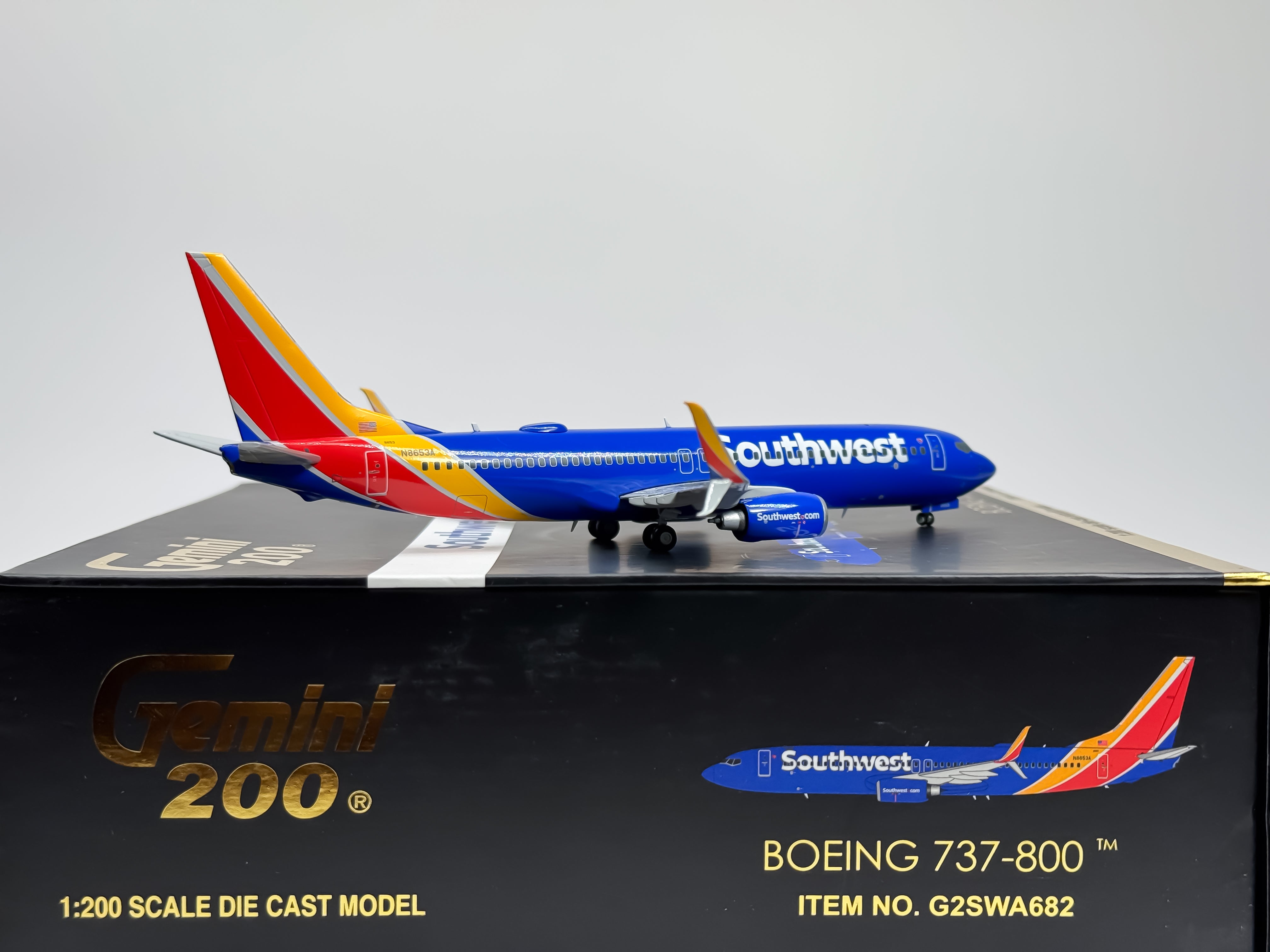 Southwest Airlines Boeing 737-800 1:200 Gemini Jets N8653A (G2SWA682)