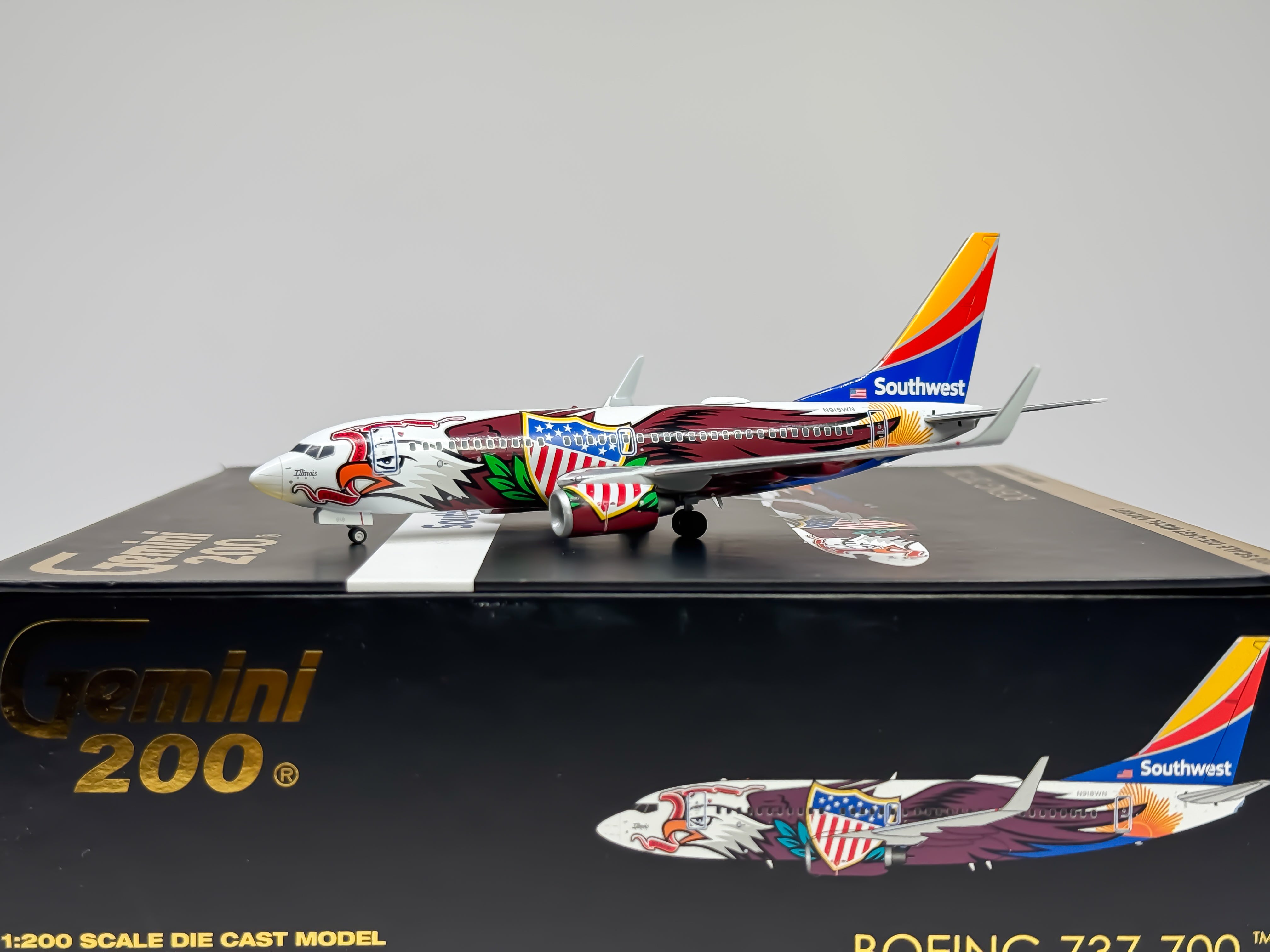 Southwest Airlines Boeing 737-700 1:200 Gemini Jets N918WN (G2SWA872)