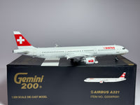 SWISS Airbus A321 1:200 Gemini Jets HB-IOD (G2SWR081)