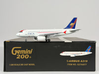 TACA Airbus A319 1:200 Gemini Jets N477TA (G2TAI077)