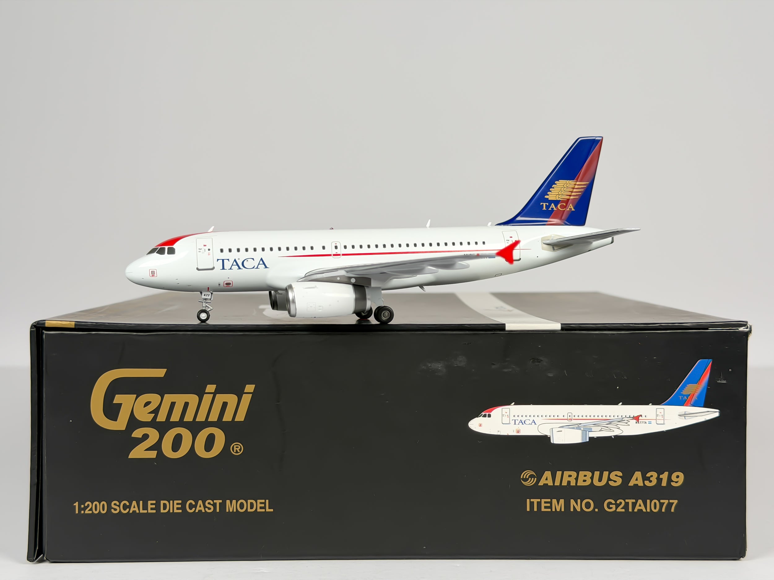TACA Airbus A319 1:200 Gemini Jets N477TA (G2TAI077)