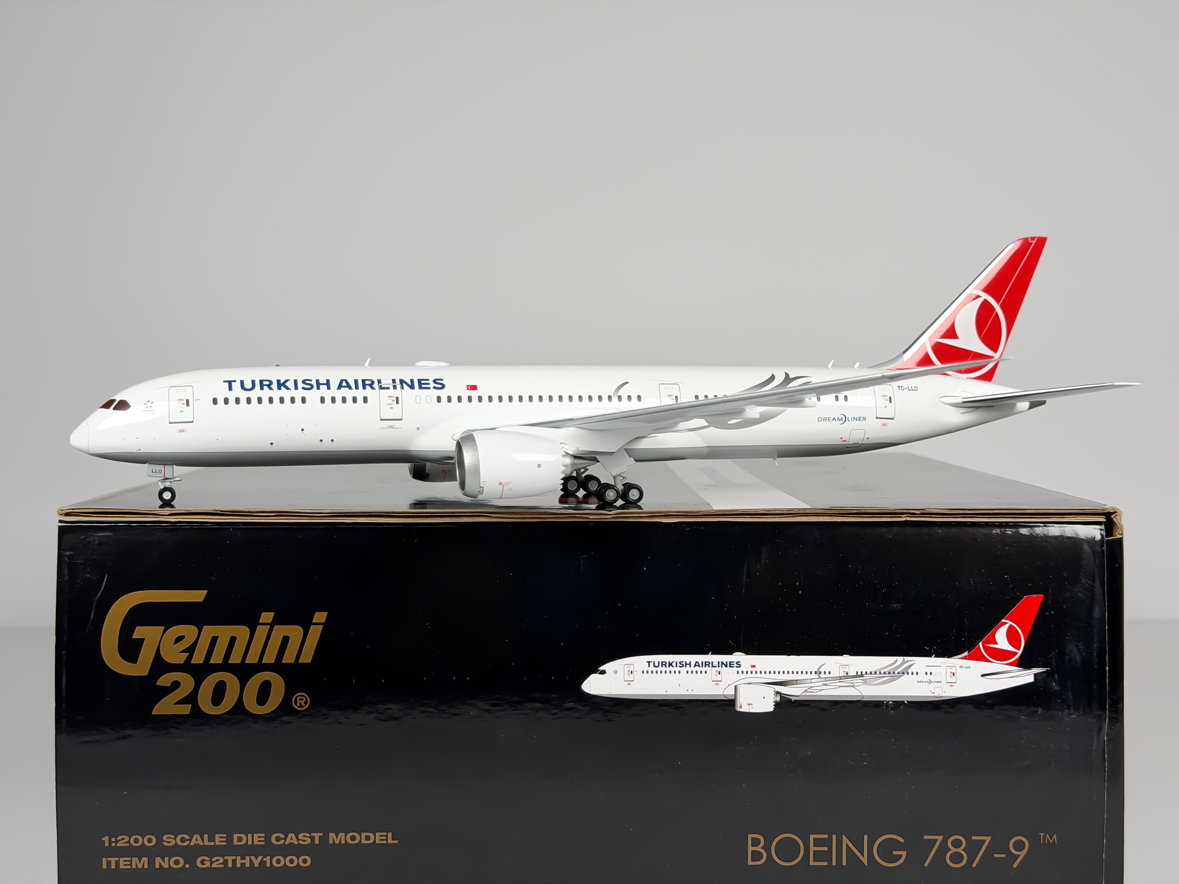 Turkish Airlines Boeing 787-9 1:200 Gemini Jets TC-LLO (G2THY1000)