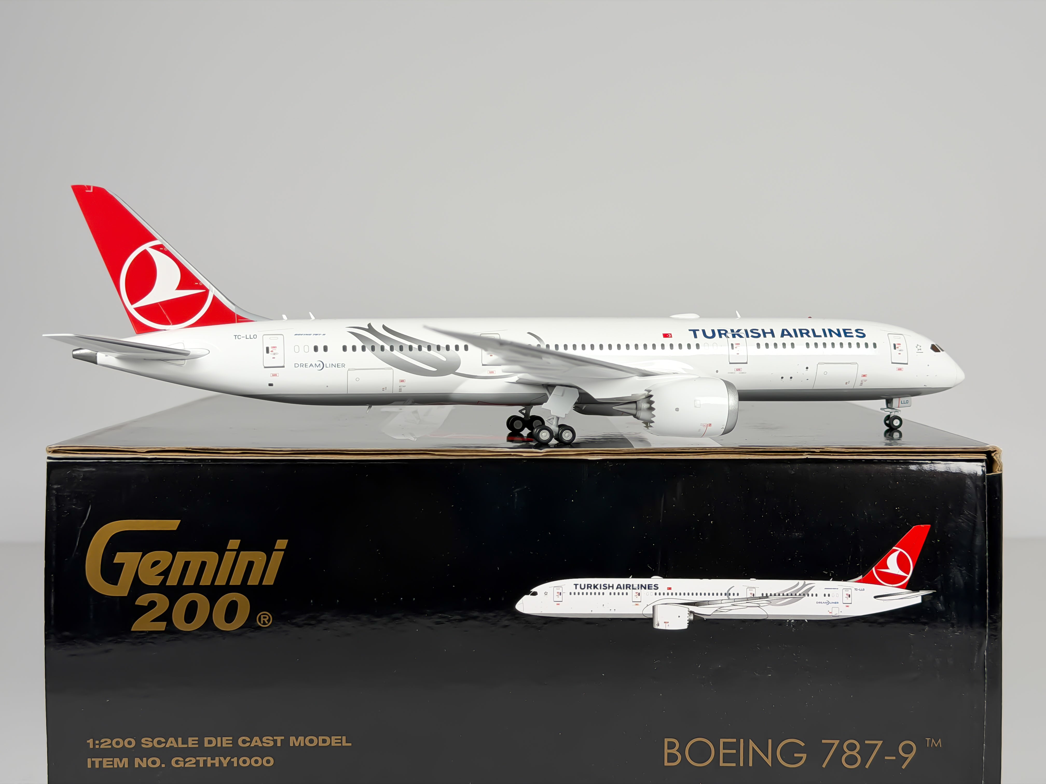 Turkish Airlines Boeing 787-9 1:200 Gemini Jets TC-LLO (G2THY1000)