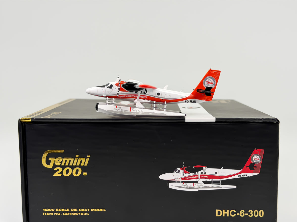Trans Maldivian Airways De Havilland DHC-6 Twin Otter 1:200 Gemini Jets 8Q-MAN (G2TMW1036)