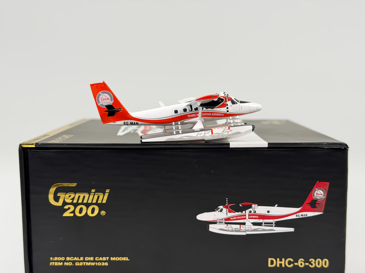 Trans Maldivian Airways De Havilland DHC-6 Twin Otter 1:200 Gemini Jets 8Q-MAN (G2TMW1036)