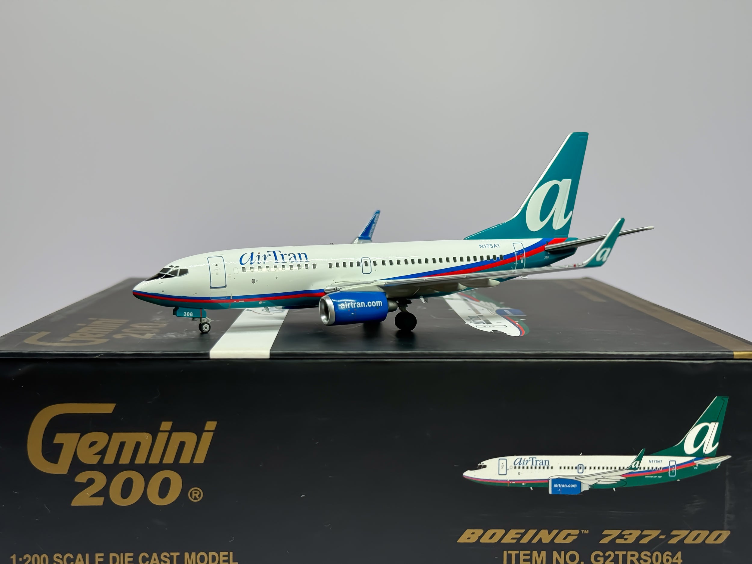 AirTran Boeing 737-700 1:200 Gemini Jets N175AT (G2TRS064)