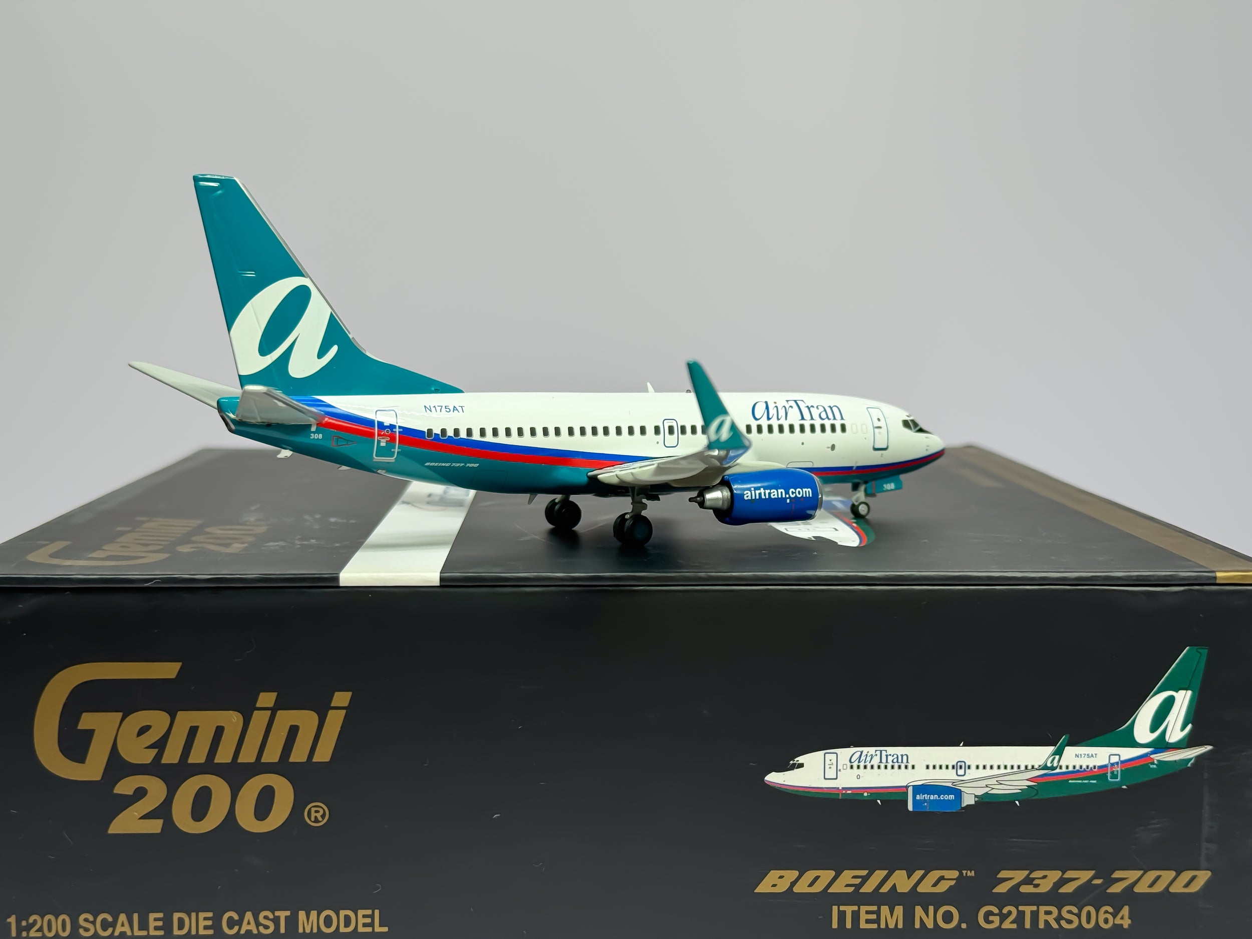 AirTran Boeing 737-700 1:200 Gemini Jets N175AT (G2TRS064)