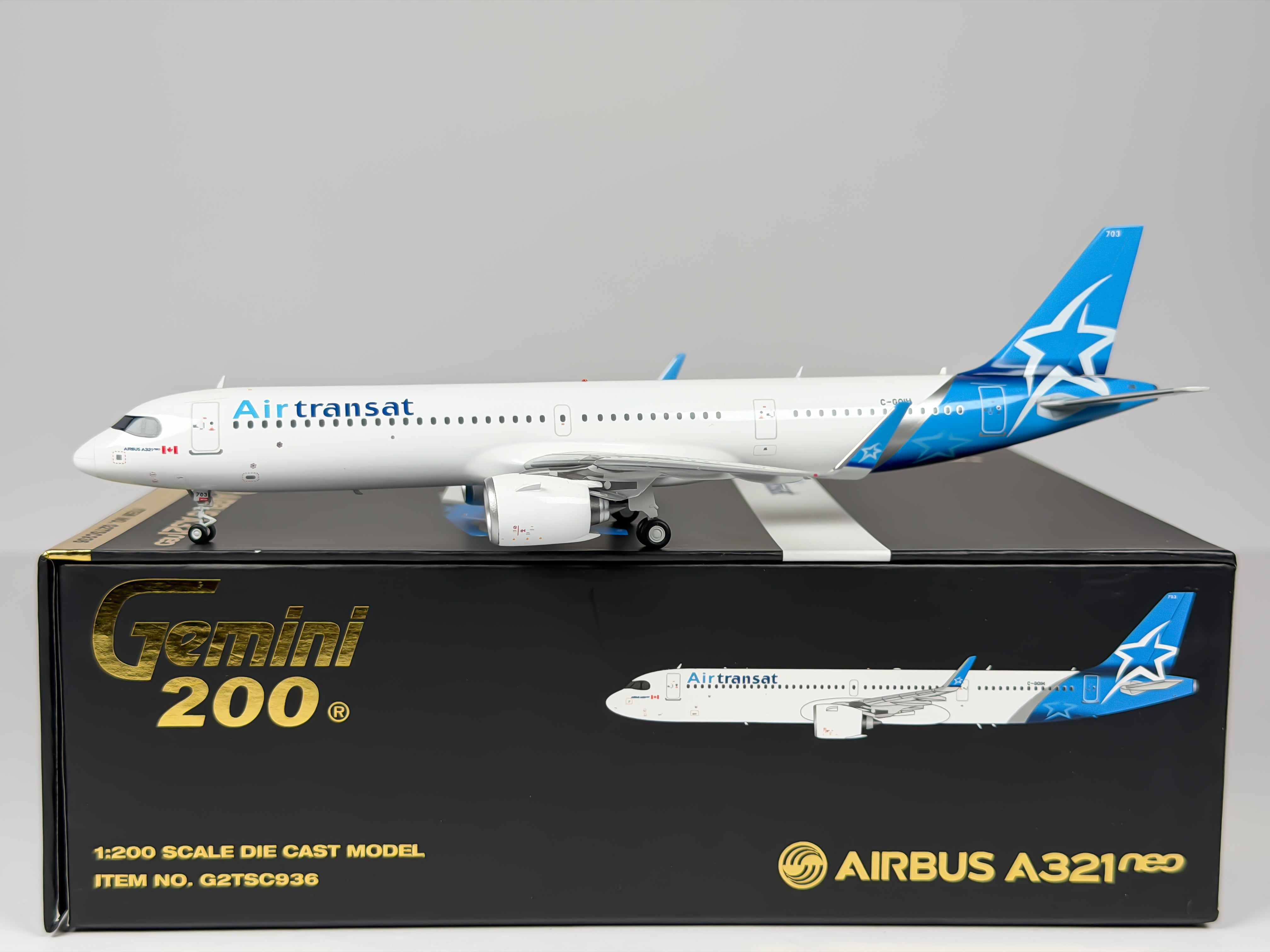 Air Transat Airbus A321neo 1:200 Gemini Jets C-GOIH (G2TSC936)