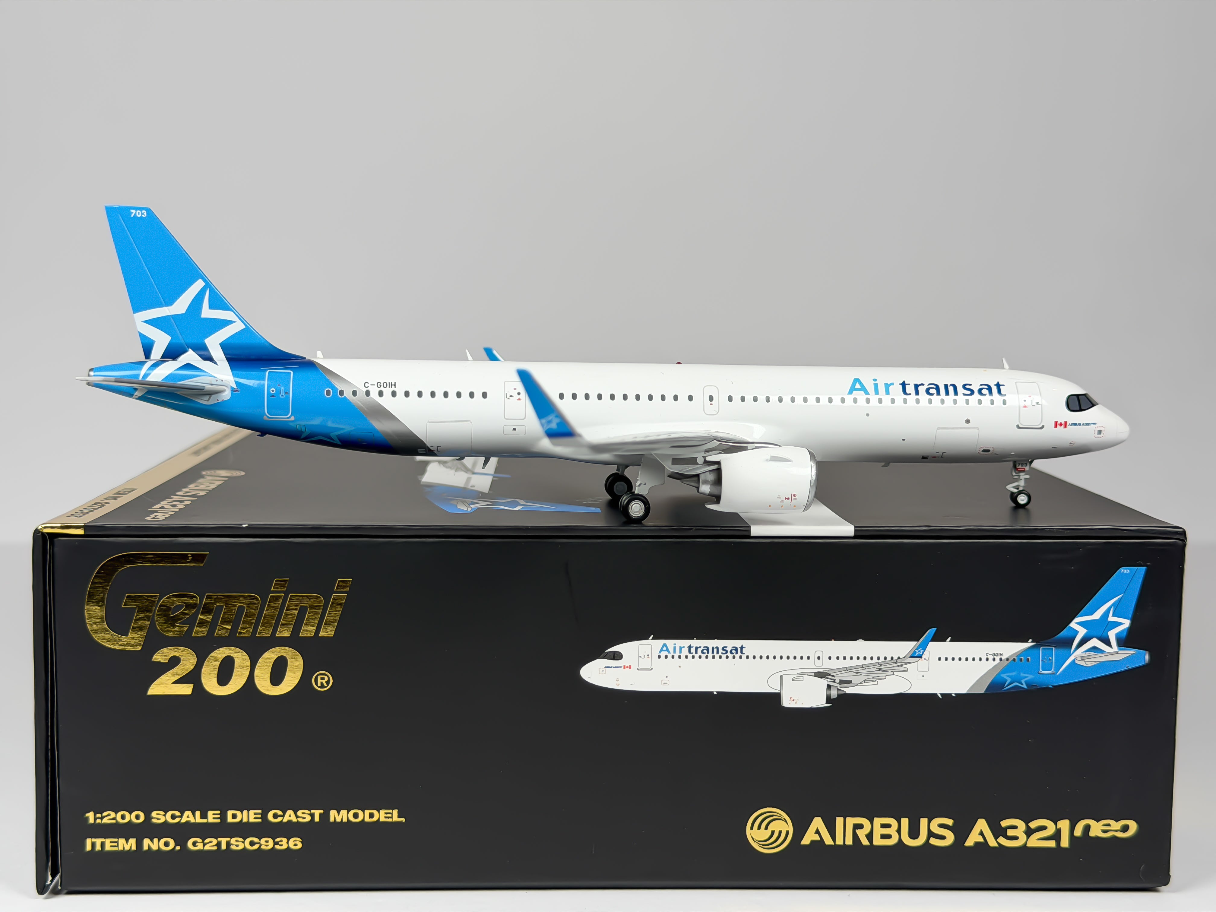 Air Transat Airbus A321neo 1:200 Gemini Jets C-GOIH (G2TSC936)