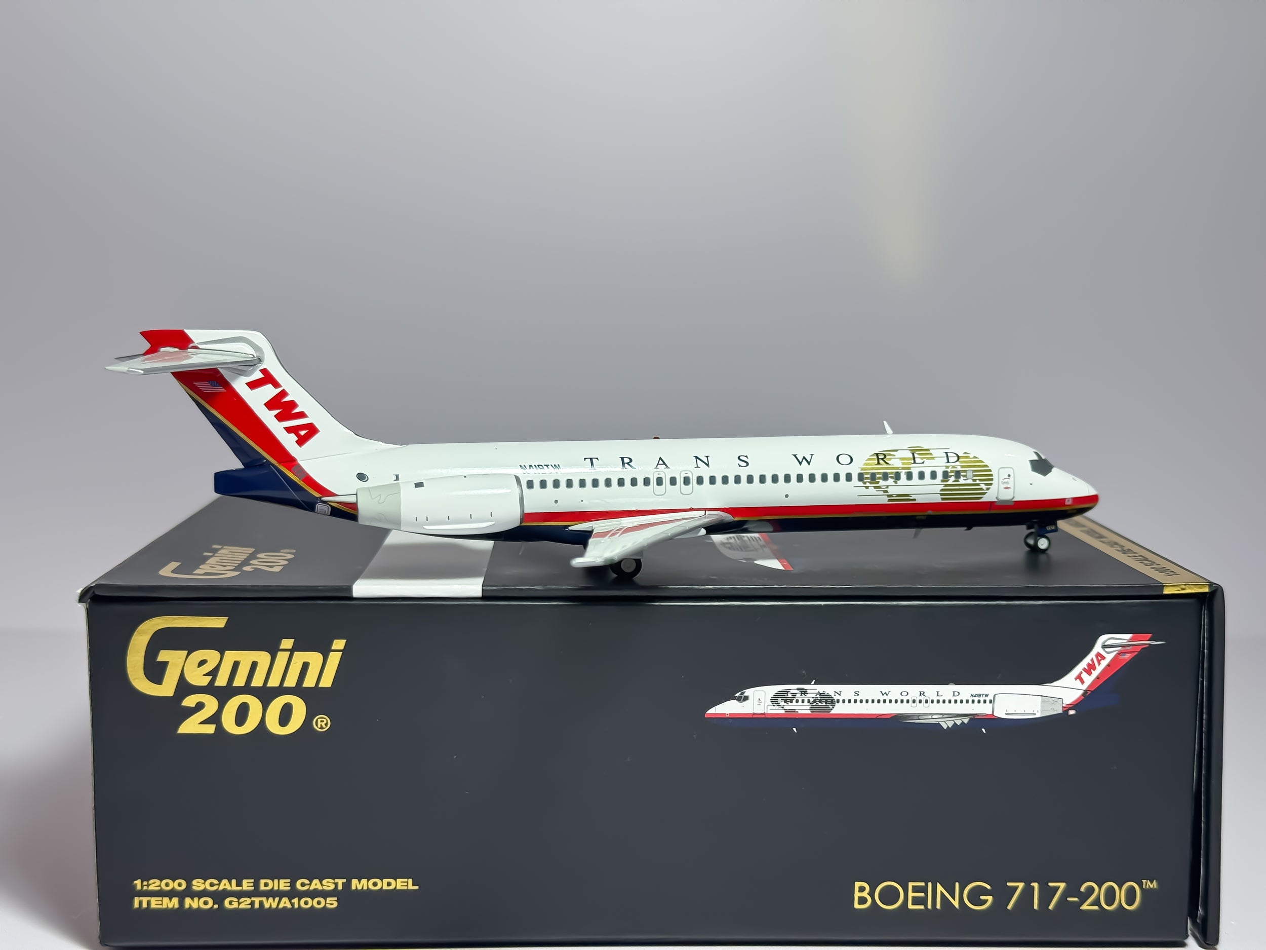Trans World Airlines (TWA) Boeing 717-200 1:200 Gemini Jets N418TW (G2TWA1005)