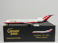 Trans World Airlines (TWA) Boeing 727-200 1:200 Gemini Jets N54351 (G2TWA101)
