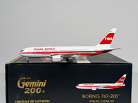 Trans World Airlines (TWA) Boeing 767-200 1:200 Gemini Jets N601TW (G2TWA139)