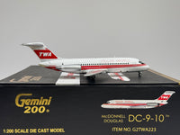 Gemini Jets 1:200 TWA Trans World Douglas DC-9-10 N1058T Dual Stripes G2TWA223