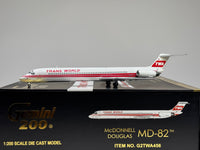 Gemini Jets 1:200 TWA Trans World McDonnell Douglas MD-82 N903TW Dual Stripes G2TWA456