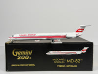 Trans World Airlines (TWA) McDonnell Douglas MD-82 1:200 Gemini Jets N903TW (G2TWA456)