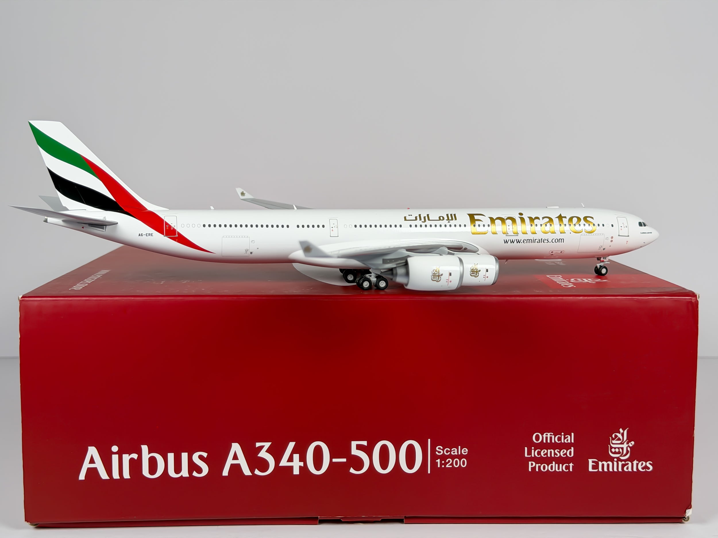 Emirates Airbus A340-500 1:200 Gemini Jets A6-ERE (G2UAE383)