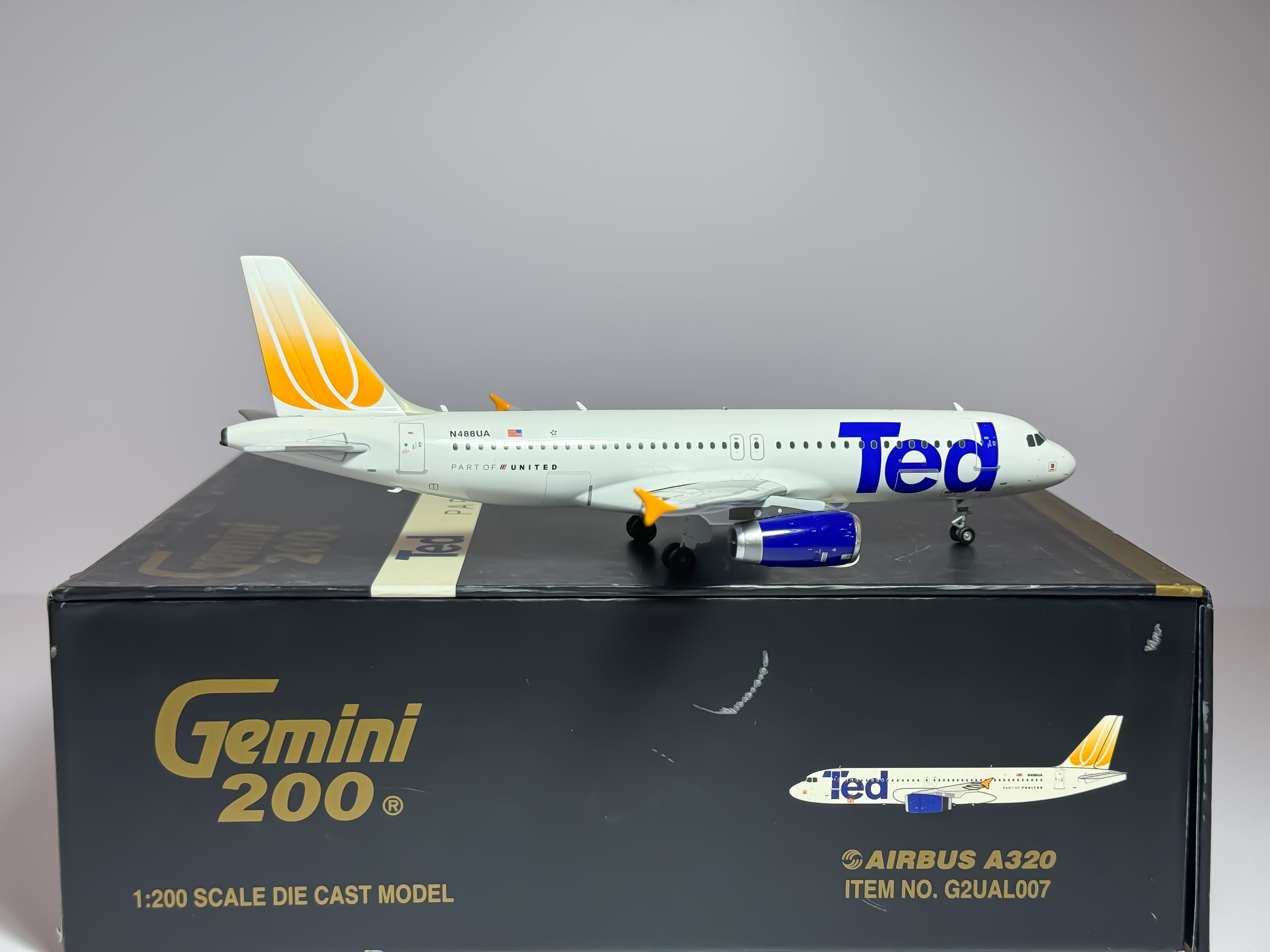 United Airlines Airbus A320 1:200 Gemini Jets N488UA (G2UAL007)