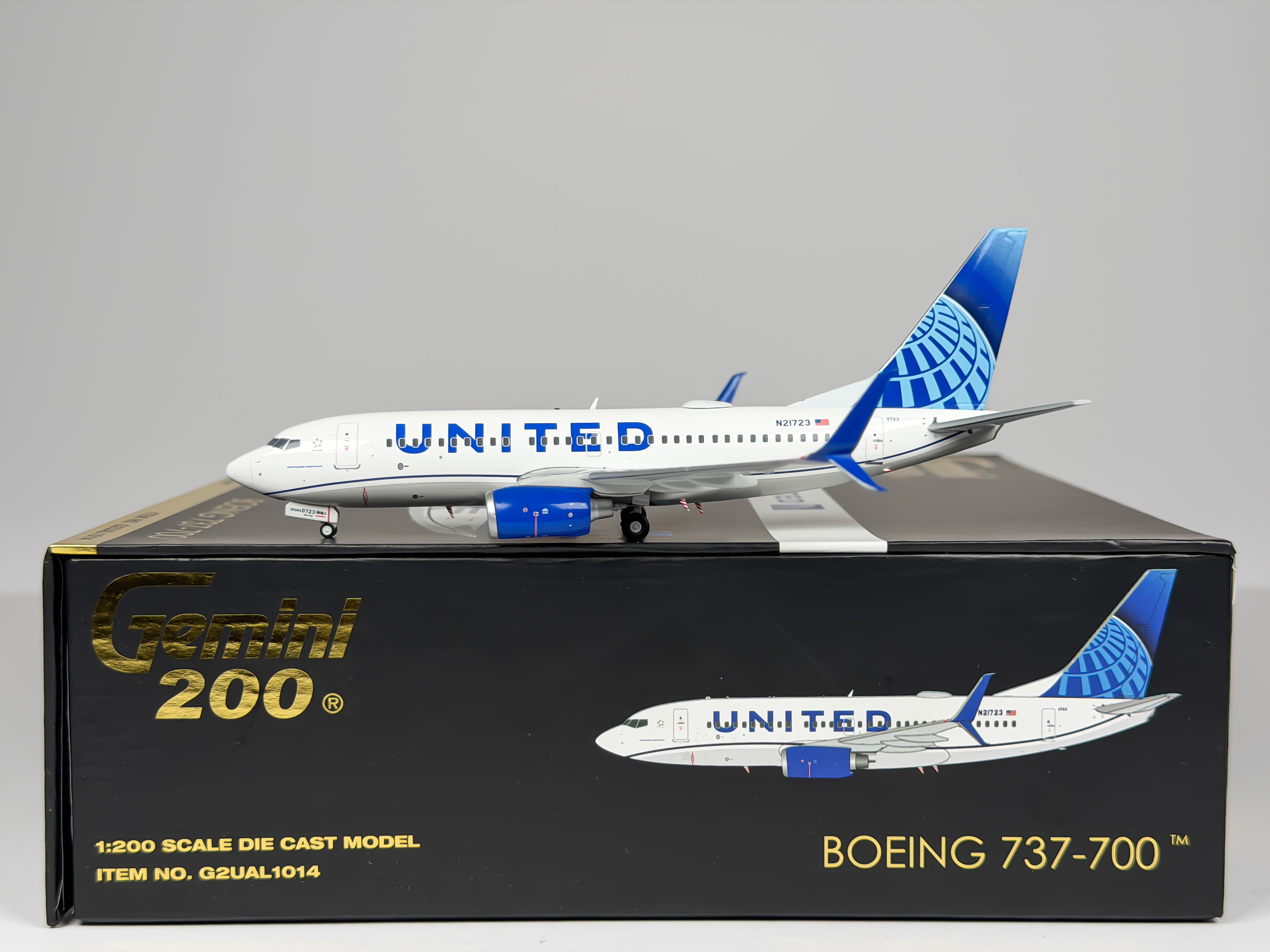 United Airlines Boeing 737-700 1:200 Gemini Jets N21723 (G2UAL1014)