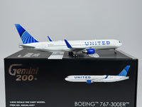 United Airlines Boeing 767-300ER 1:200 Gemini Jets N670UA (G2UAL1257)