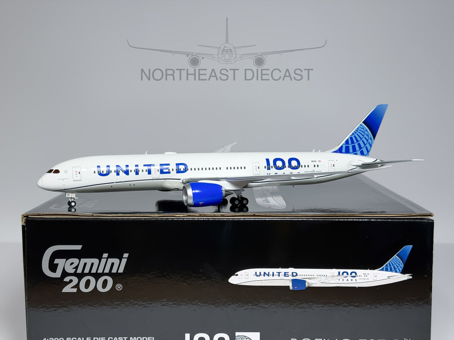 United Airlines Boeing 787-9 1:200 Gemini Jets N61101 (G2UAL1258)