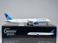 United Airlines Boeing 787-10 1:200 Gemini Jets N13014 (G2UAL1259)