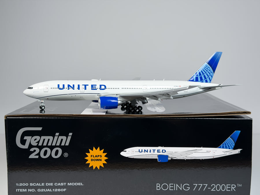 United Airlines Boeing 777-200ER 1:200 Gemini Jets N798UA (G2UAL1260F)