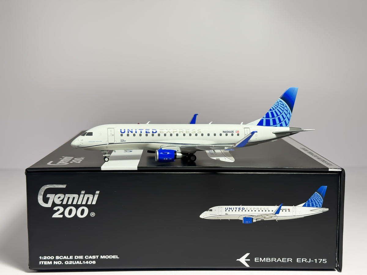 United Express Embraer E175 1:200 Gemini Jets N606UX (G2UAL1406)