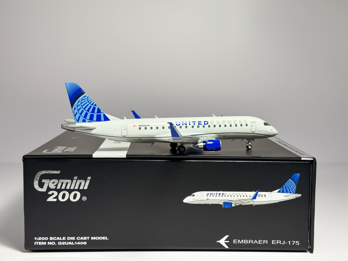 United Express Embraer E175 1:200 Gemini Jets N606UX (G2UAL1406)