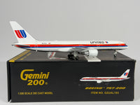 United Airlines Boeing 757-200 1:200 Gemini Jets N570UA (G2UAL193)