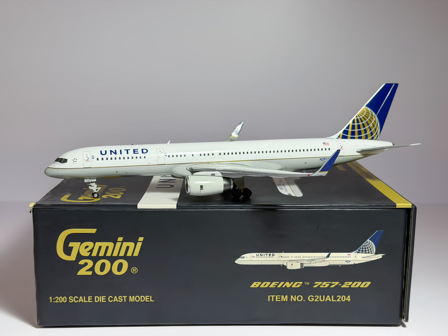 United Airlines Boeing 757-200 1:200 Gemini Jets N29124 (G2UAL204)