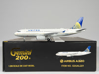 United Airlines Airbus A320 1:200 Gemini Jets N404UA (G2UAL221)