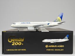 United Airlines Airbus A320 1:200 Gemini Jets N404UA (G2UAL221)