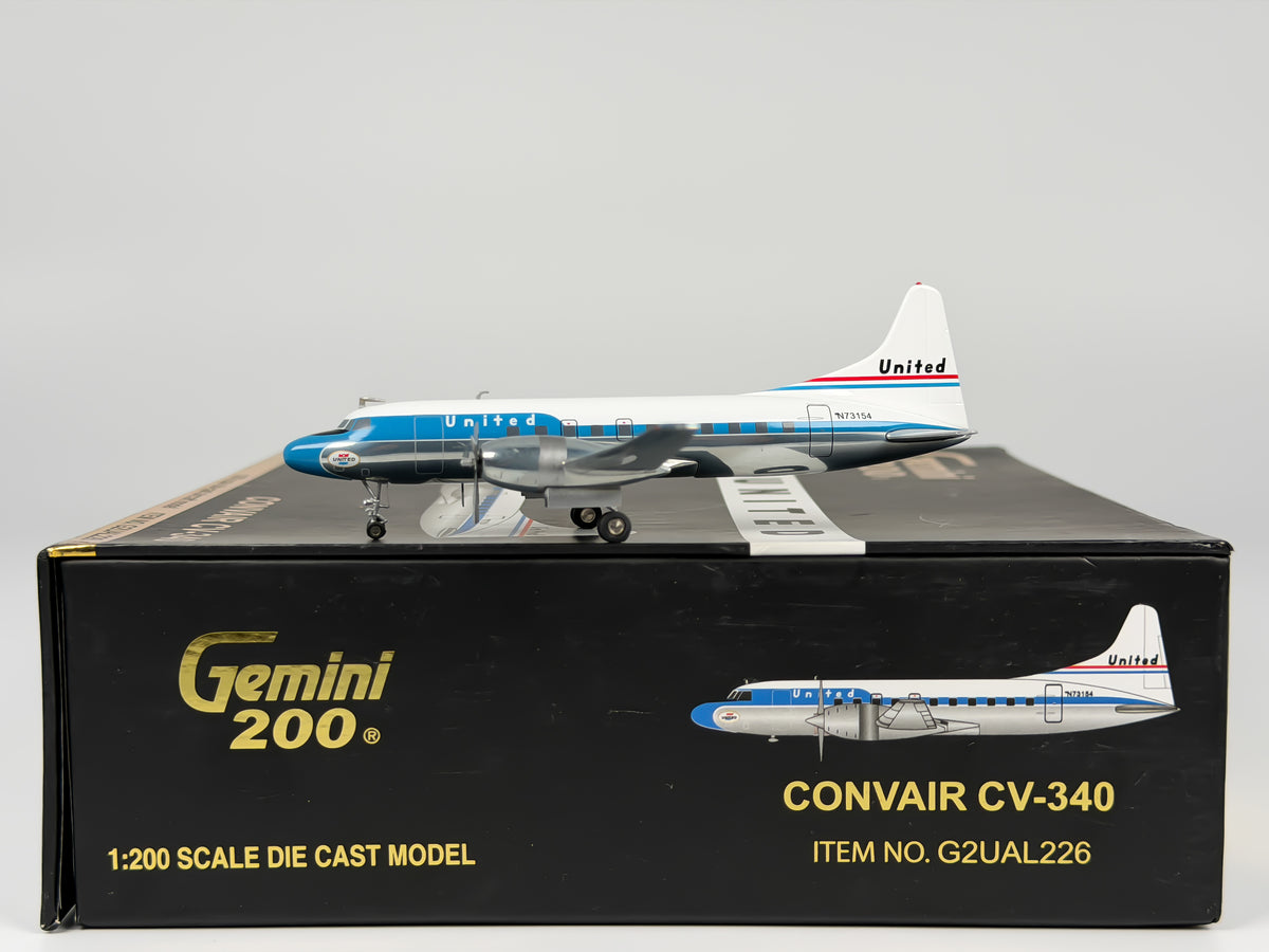 United Airlines Convair CV-340 1:200 Gemini Jets N73154 (G2UAL226)