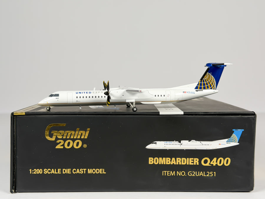 United Express De Havilland Q400 1:200 Gemini Jets N354NG (G2UAL251)