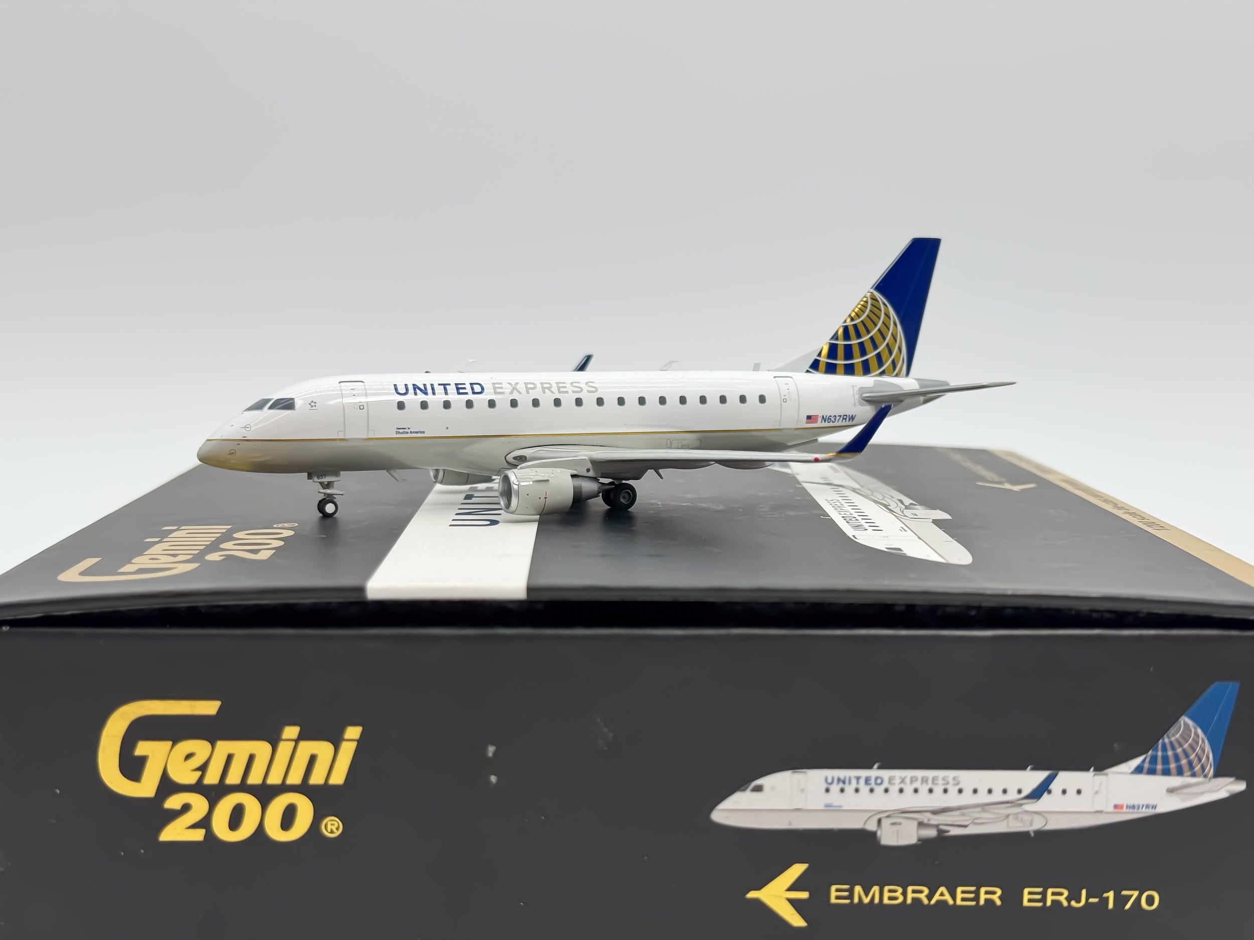 United Express Embraer E170 1:200 Gemini Jets N637RW (G2UAL398)