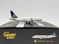 United Express Embraer E170 1:200 Gemini Jets N637RW (G2UAL398)